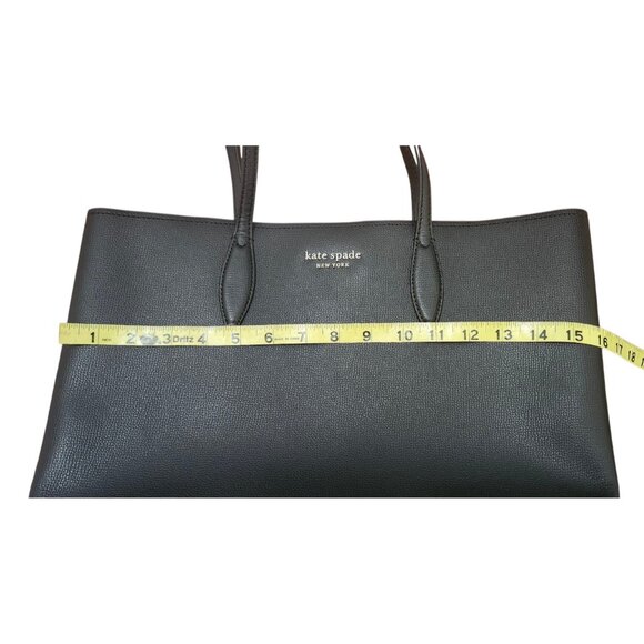 New Kate Spade All Day Large Tote Leather Black Multi - Picture 13 of 16